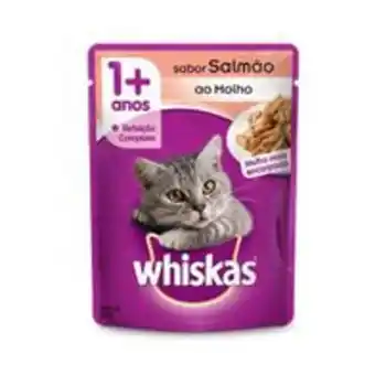 Ração whiskas salmão sachê 85g