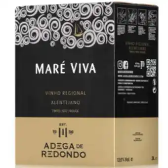 Vinho maré viva tinto cx 3 l