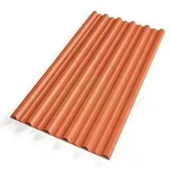 Telha de pvc trapezoidal cerâmica 0,92x4,50m precon
