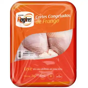 Super Lagoa Coxa com sobrecoxa regina congelado bandeja 1kg oferta