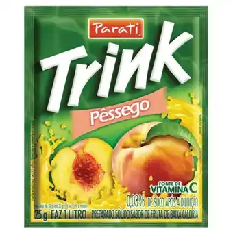 Refresco em pó trink pêssego sachê 30g