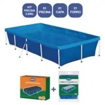 Kit piscina 3.000 l
