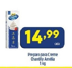 Preparo para Creme Chantilly Amedia 1kg