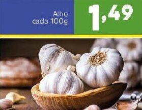 Arena Atacado Alho cada 100g oferta