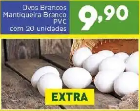 Arena Atacado Ovos Brancos Mantiqueira Brancp PVC com 20 unidades oferta