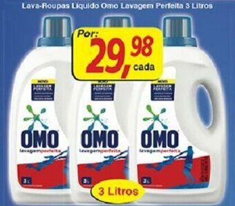 Supermercados Guanabara Lava Roupas Liquido Omo Lavagem Perfeita 3L oferta