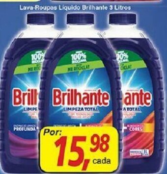 Supermercados Guanabara Lava Roupas Liquido Brilhante 3L oferta