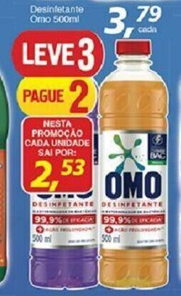 Supermercados Guanabara Desinfetante Omo 500ml oferta