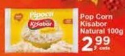 Rossi Supermercado Pop Corn Kisabor Natural 100g oferta