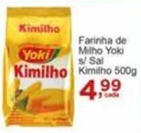 Rossi Supermercado Farinha de Milho Yoki s/ Sal Kimilho 500g oferta