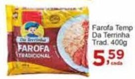 Rossi Supermercado Farofa Temp Da Terrinha Trad. 400g oferta