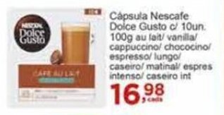 Cápsula Nescafe Dolce Gusto c/ 10un. 100g