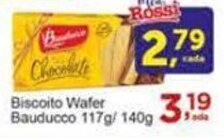 Rossi Supermercado Biscoito Wafer Bauducco 117g/ 140g oferta