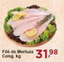 Rossi Supermercado Filé de Merluza Cong. kg oferta