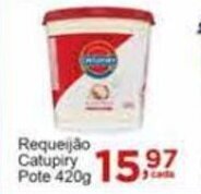 Rossi Supermercado Requeijão Catupiry Pote 420g oferta