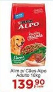 Rossi Supermercado Alim p/ Cães Alpo Adulto 18kg oferta