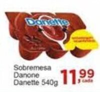Rossi Supermercado Sobremesa Danone Danette 540g oferta