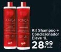 Rossi Supermercado Kit Shampoo + Condicionador Eleve 1L oferta