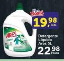 Rossi Supermercado Detergente Liquido Ares 5L. oferta