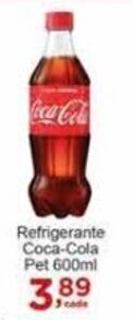 Rossi Supermercado Refrigerante Coca-Cola Pet 600ml oferta