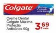 Rossi Supermercado Creme Dental Colgate Maxima Proteção Anticaries 90g oferta