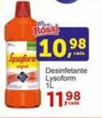 Rossi Supermercado Desinfetante Lysoform 1L oferta