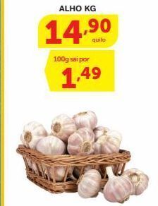 Roldão Alho kg oferta