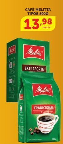 Roldão Café melitta 500g oferta