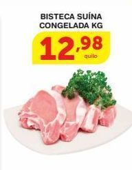 Roldão Bisteca suina congelada kg oferta