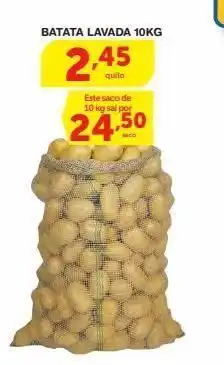 Roldão Batata lavada 10kg oferta