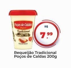 Tonin Superatacado Requeijão tradicional poços de caldas 200g oferta