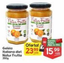 Supermercados Princesa Geléia italiana diet natur frutta 350g oferta