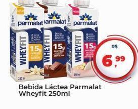 Bebida láctea parmalat wheyfit 250ml