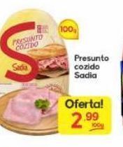Supermercados Princesa Presunto cozido sadia 100g oferta