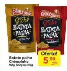 Supermercados Princesa Batata palha chinezinho 90g 100g ou 110g oferta