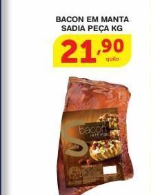 Roldão Bacon manta sadia kg oferta