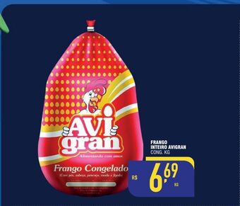 Mercantil Rodrigues Frango inteiro avigran kg oferta