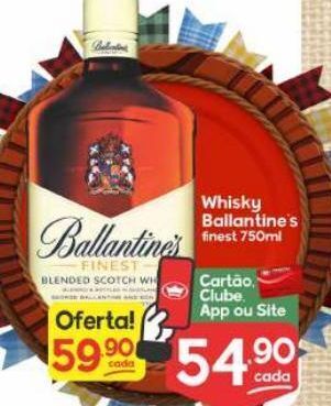 Supermercados Princesa Whisky ballantine´s finest 750ml oferta