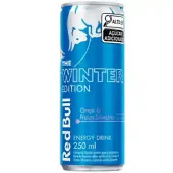 Energético red bull 250ml cereja e frutas silvestres