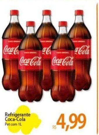 Atacadão Refrigerante Coca-Cola Pet com 1L oferta