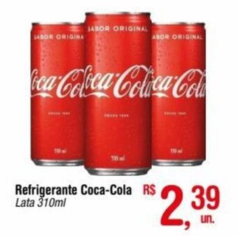 Fort Atacadista Refrigerante Coca-Cola Lata 310ml oferta