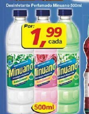 Supermercados Guanabara Desinfetante Perfumado Minuano 500ml oferta