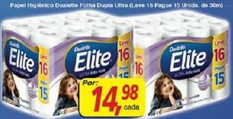 Supermercados Guanabara Papel Higiénico Dualette Folha Dupla Ultra oferta