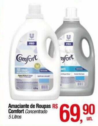 Fort Atacadista Amaciante de Roupas Comfort Concentrado 5 Litros oferta