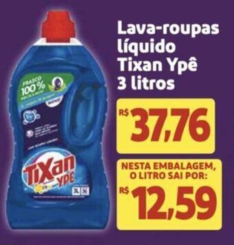 Extra Supermercado Lava-roupas líquido Tixan Ypê 3 litros oferta