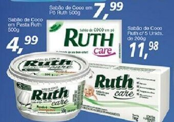 Sabao de Coco em Pasta Ruth 500g