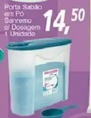 Porta Sabao em po Sanremo c/ Dossagem 1 unidade
