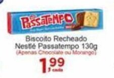 Rossi Supermercado Biscoito Recheado Nestlé Passatempo 130g oferta