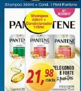 Supermercados Guanabara Shampoo 350ml + Cond. 175ml Pantene oferta