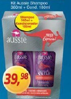 Supermercados Guanabara Kit Aussie Shampoo 360ml + Cond. 180ml oferta